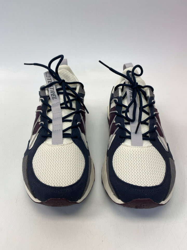 NWOT New Balance Size 10.5  2E White/Navy Dark Purple Lace-Up Men&