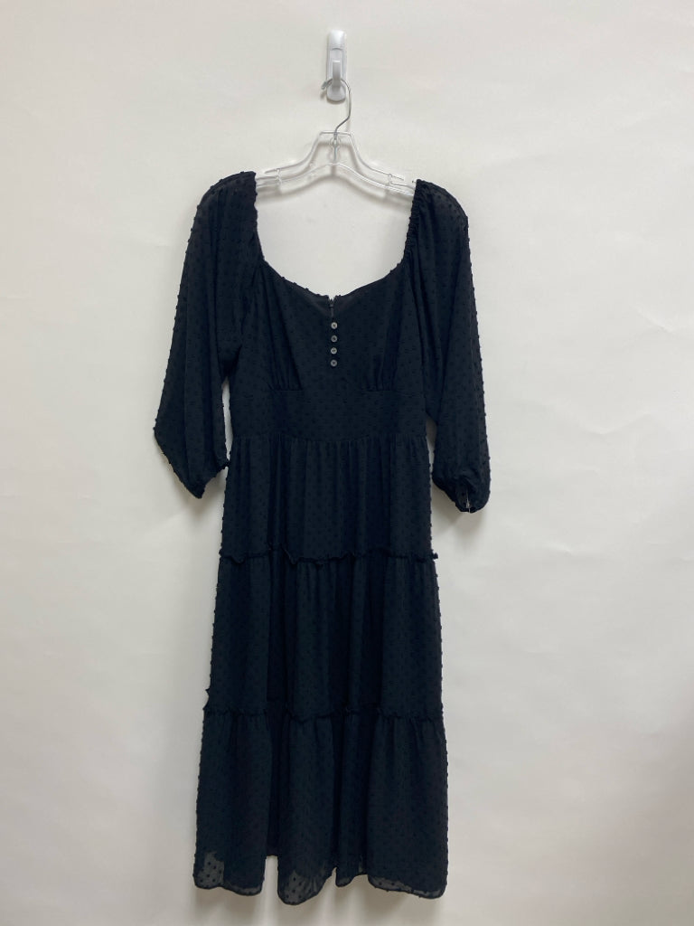 J Crew Size 8 Black Swiss Dot Ladies Dress