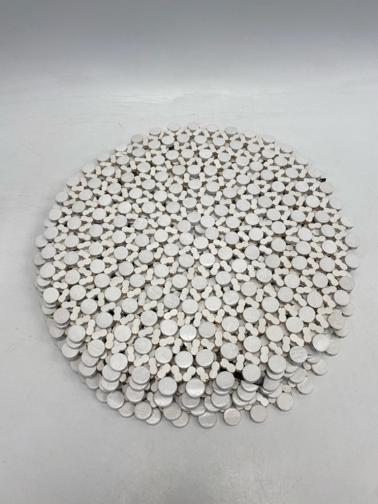 White Wood Placemats