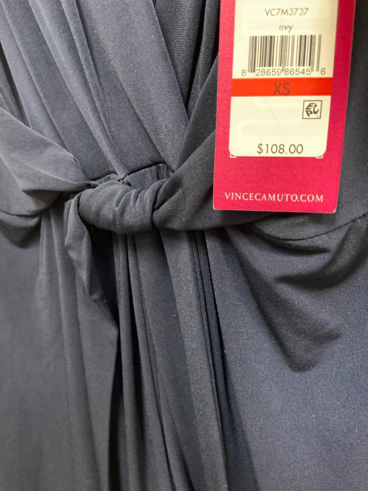 NWT VINCE CAMUTO Size XS Navy Sleeveless Ladies Romper