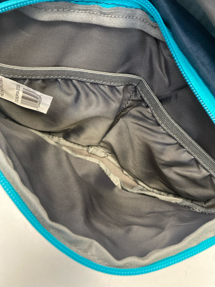 Teal Gray Belt Bag