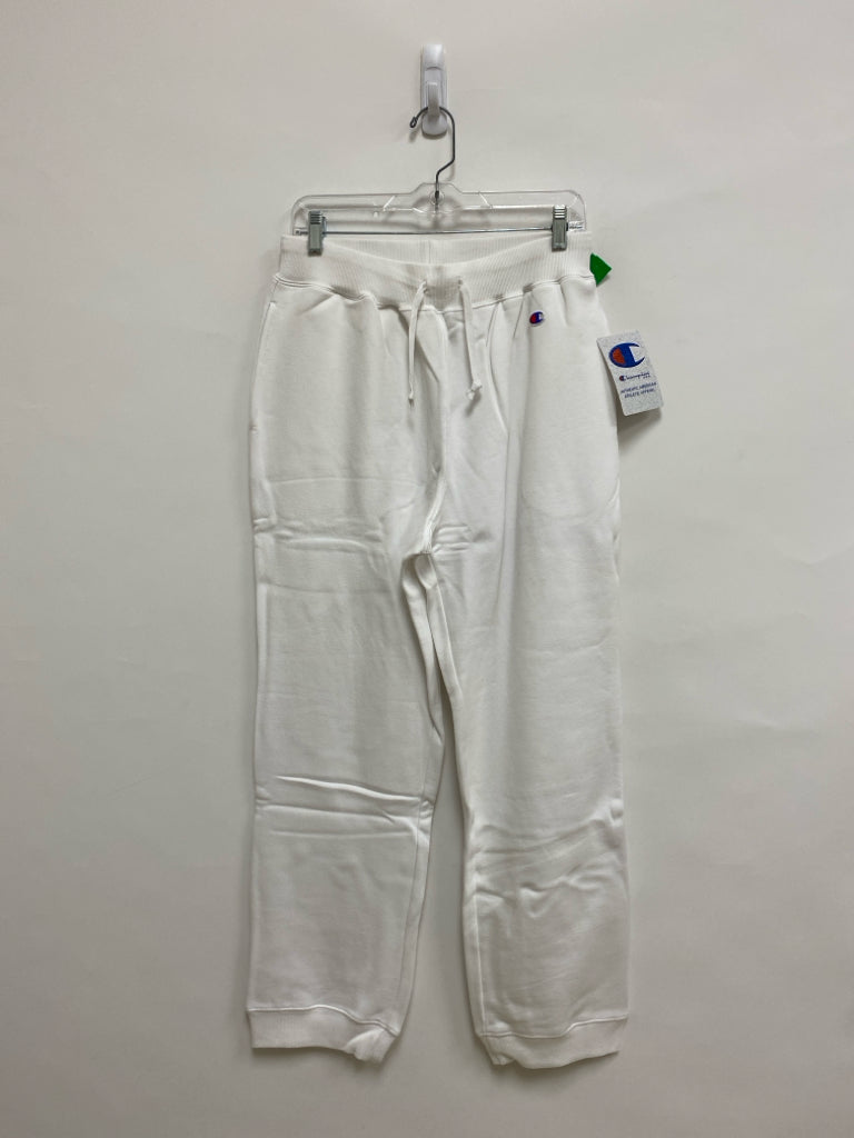 NWT Champion Size L White Joggers Ladies Sweatpant
