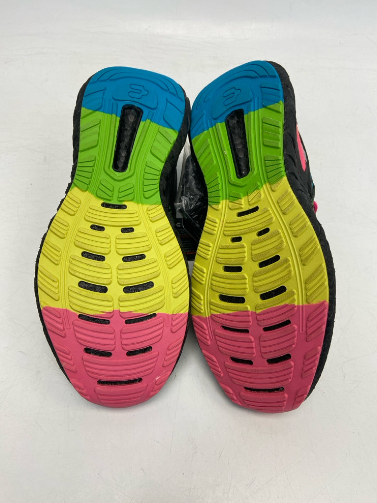 NWT US Shoe Size 6 Black Multi-Color Animal Print Sneakers