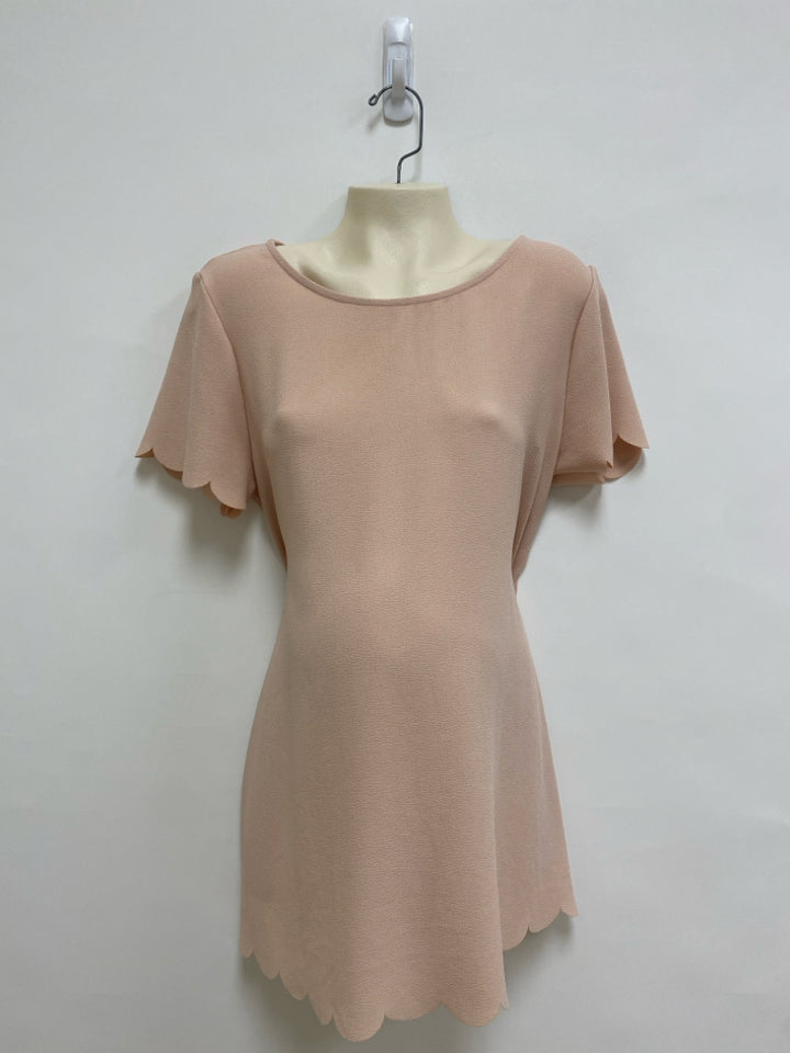 PINK BLUSH Size M Dusty Coral Texture Maternity Top