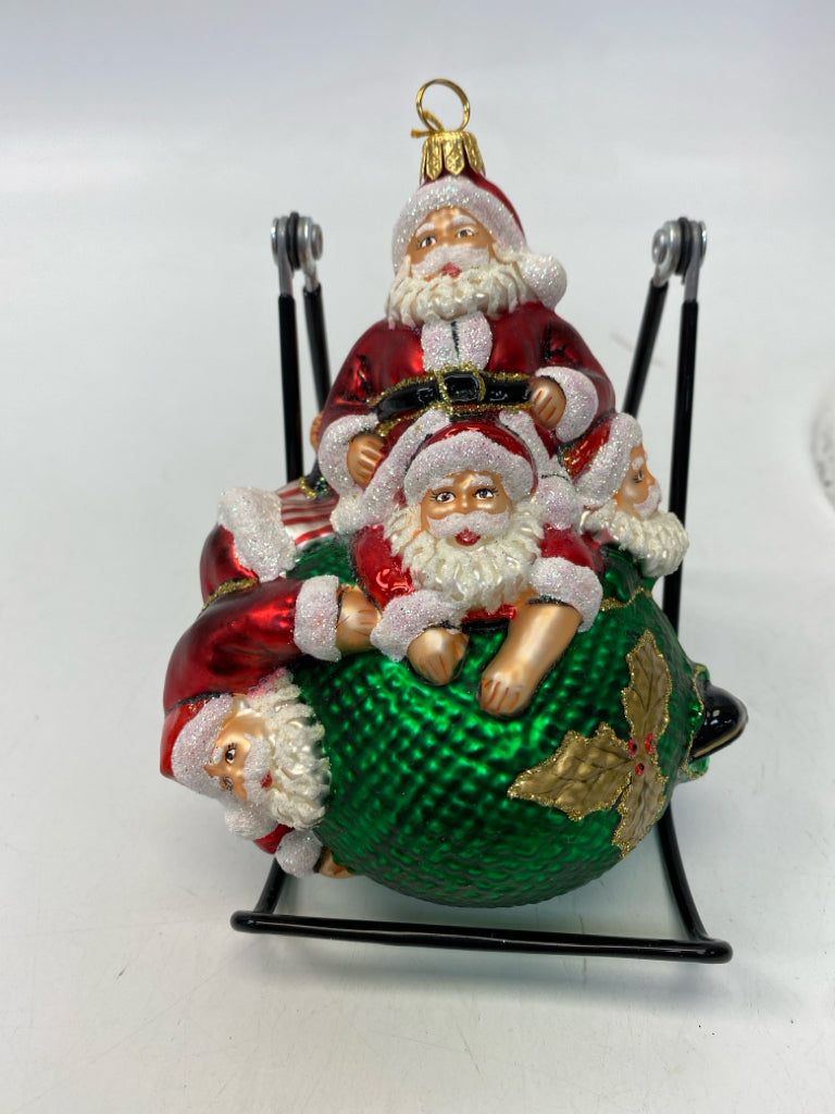 Kurt Adler Red White Ornaments