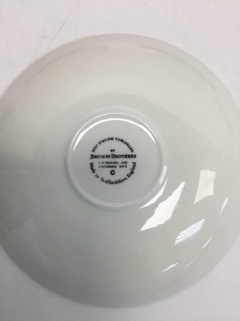 White Pink/Multi Flowers Dishes