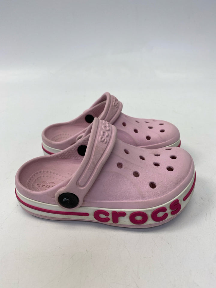 Crocs SIZE 9 Pink Girl&