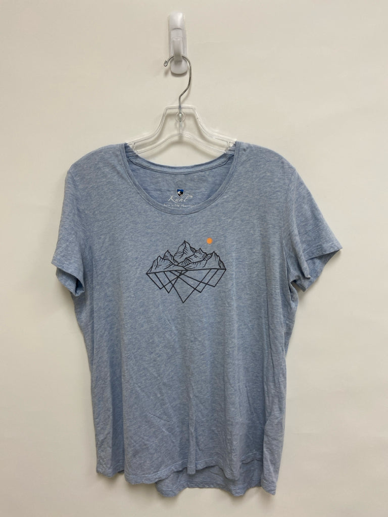 Kuhl Size L Dusty Blue Gray Ladies Top