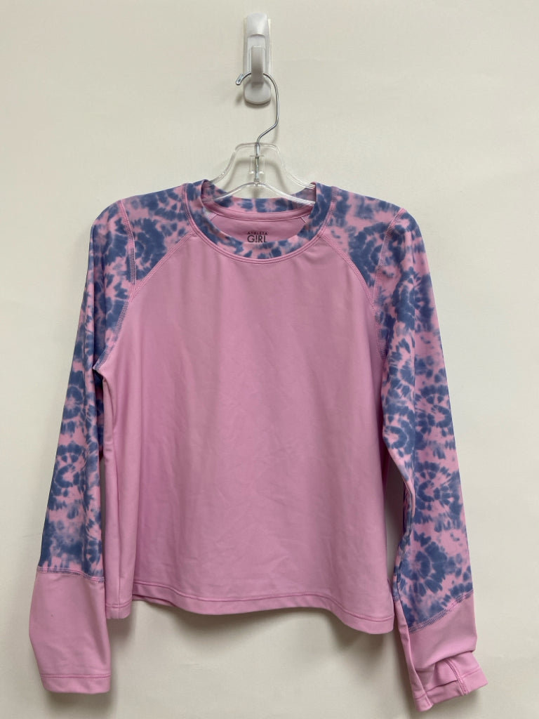 Athleta Girl SIZE 12 Pink Blue Tie Dye Girl&