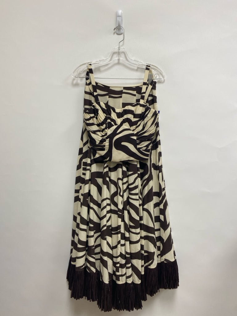 Antonio Melani Size 0 Beige Brown Sleeveless Ladies 2pc Skirt