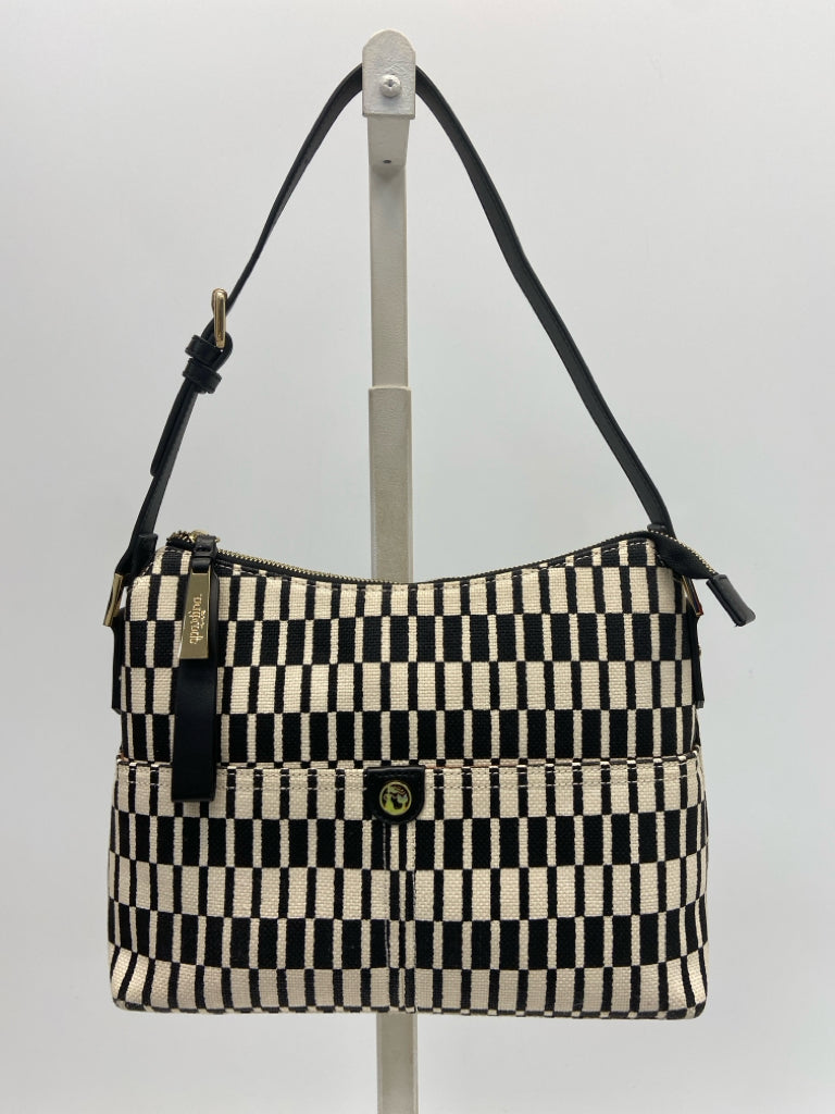 Spartina 449 Cream Black Print Handbag