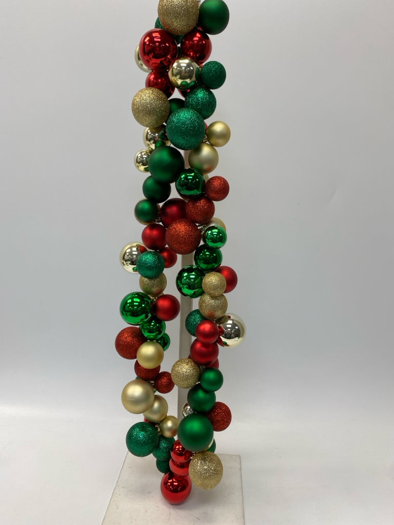 NWT Teal Green Red/Gold Christmas