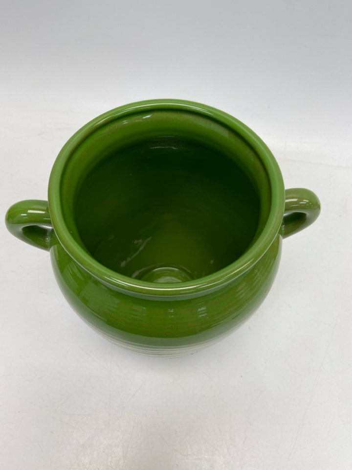 Green Brown Vase