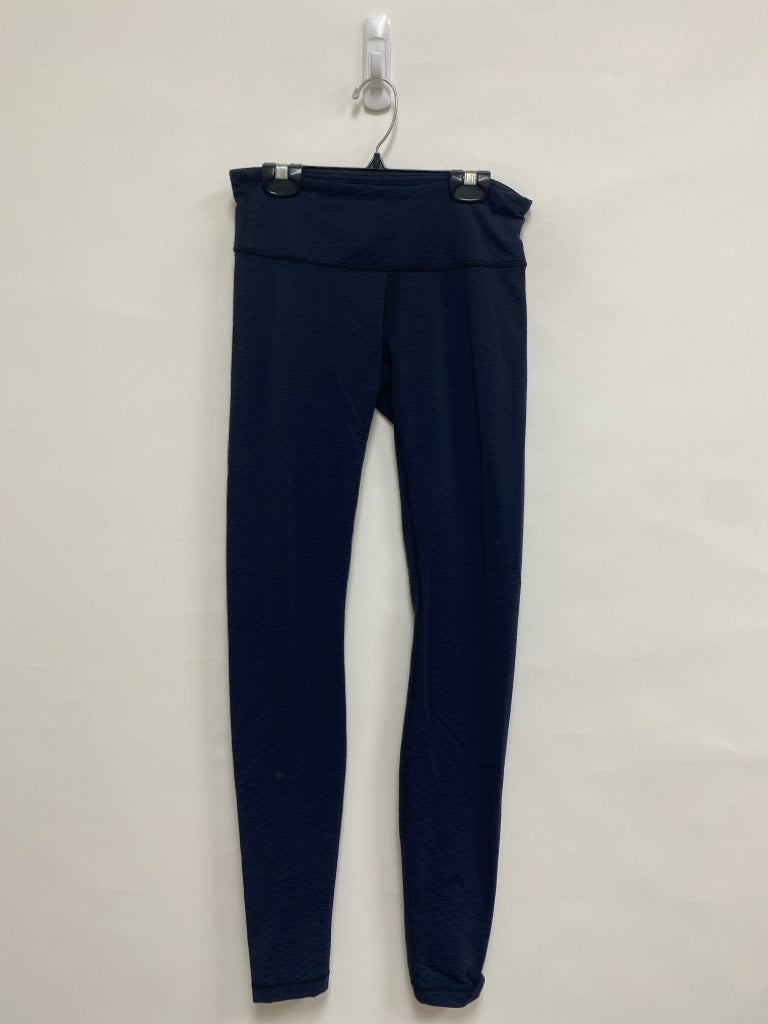 Lululemon Size 6 Navy Black Athletic Leggings