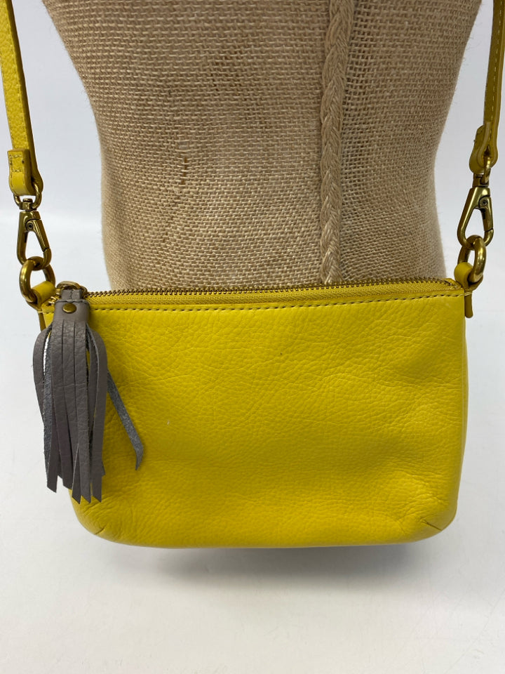 Fossil Yellow Crossbody