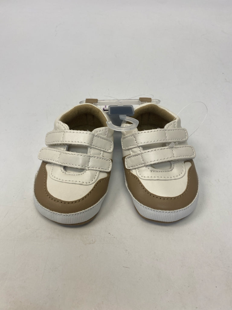 NWT Osh Kosh SIZE 2 Cream Brown Trimmed Boy&