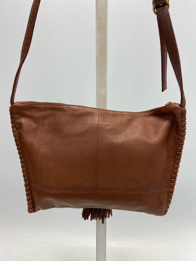 Hobo Dark Brown Tassel(es) Handbag