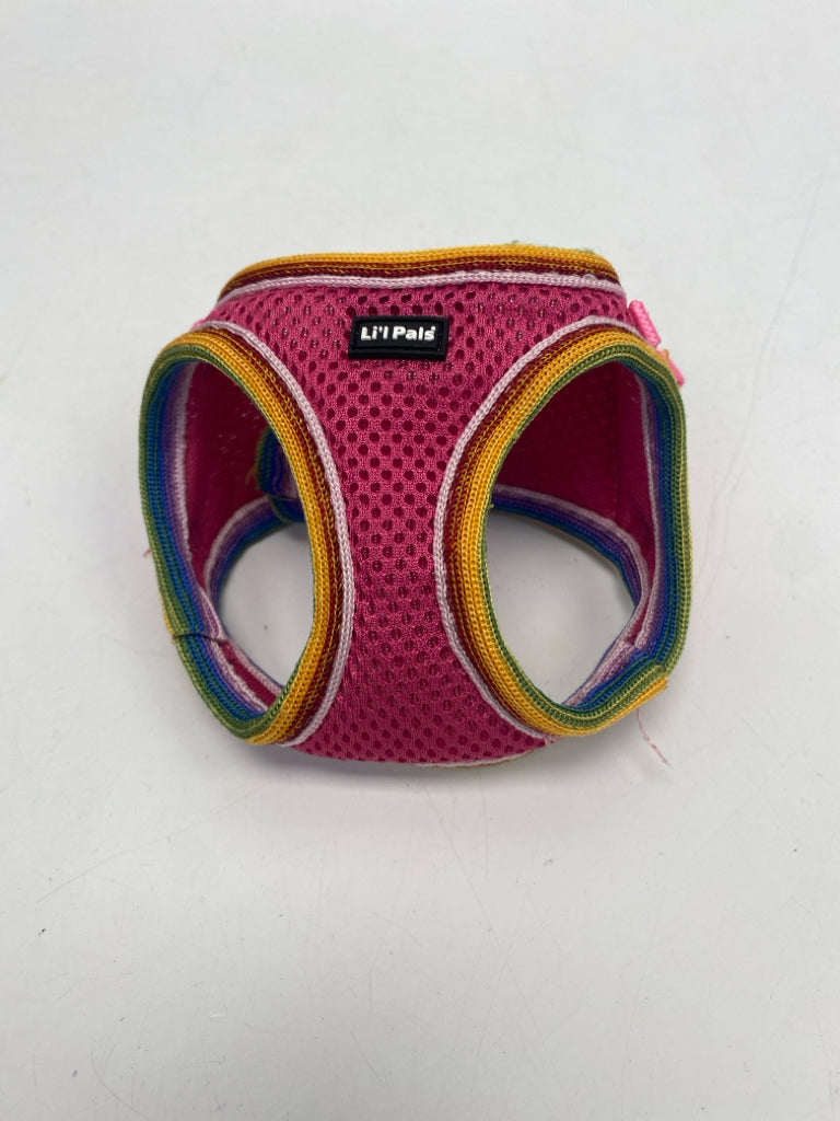 Pink Multi Color Pet Collar/Leash