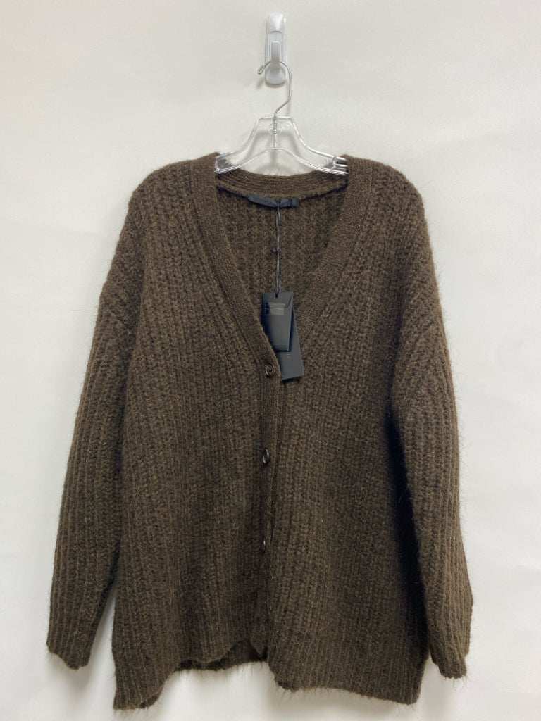 NWT jenni kayne Size XS Espresso Cardigan Ladies Sweater
