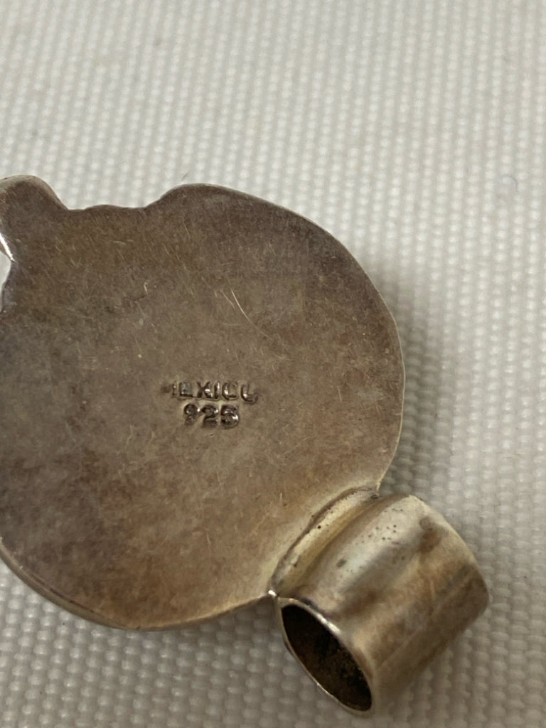 Silver Black Oval(s) Pendant