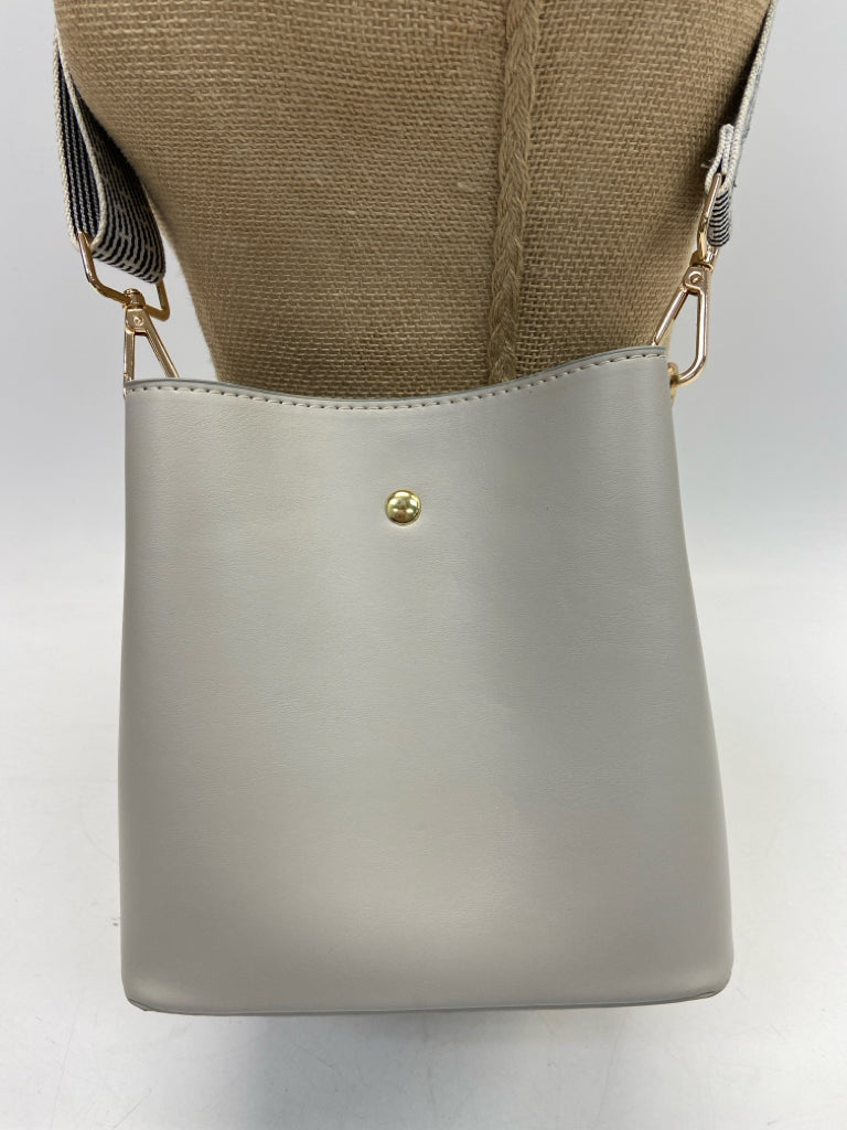 Gray Tan Crossbody