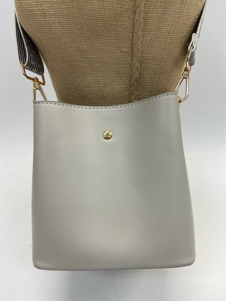 Gray Tan Crossbody