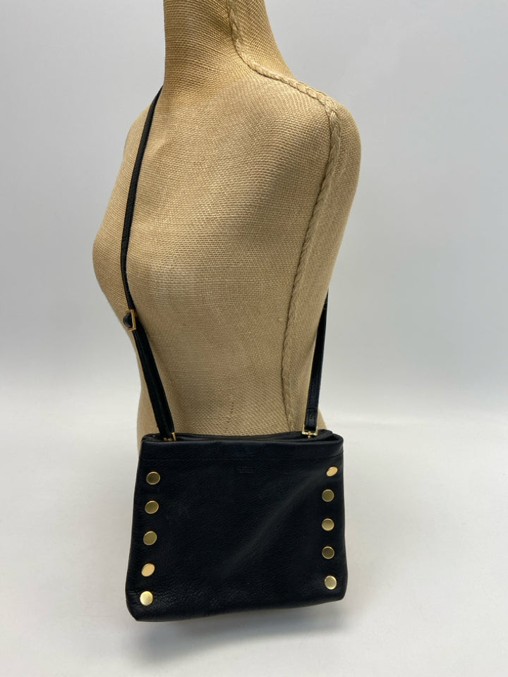 Hammitt Black Gold Accent(s) Leather Crossbody