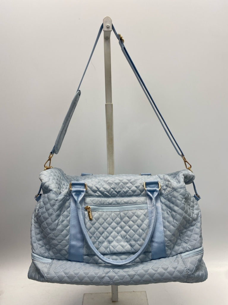 Lovevook Powder Blue Quilted Duffle Bag