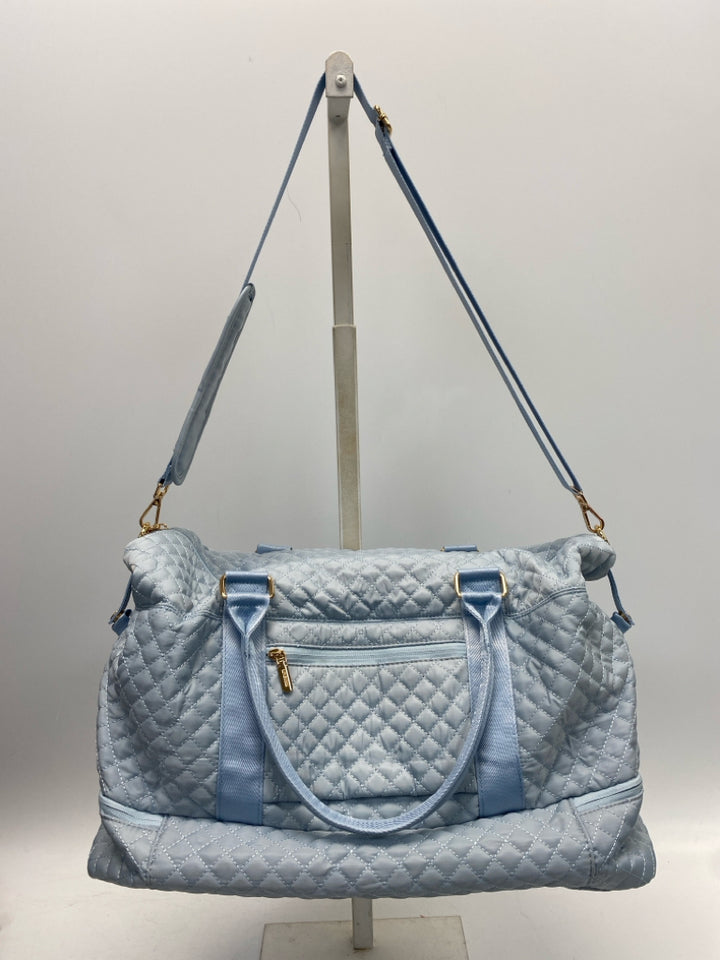 Lovevook Powder Blue Quilted Duffle Bag