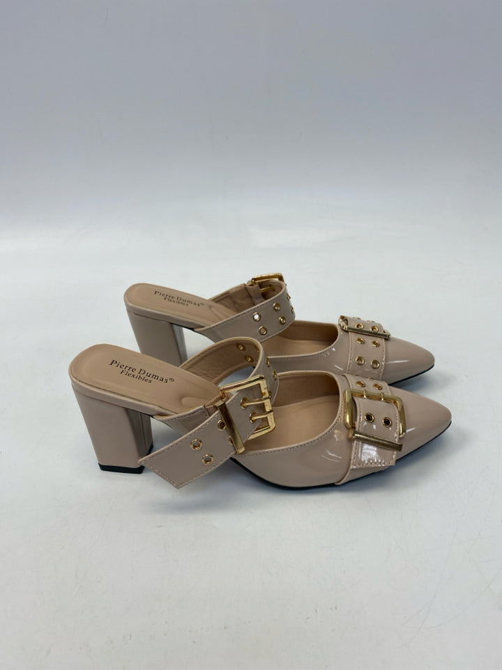 Pierre Dumas  Size 6.5 Pale Pink Patent Heels