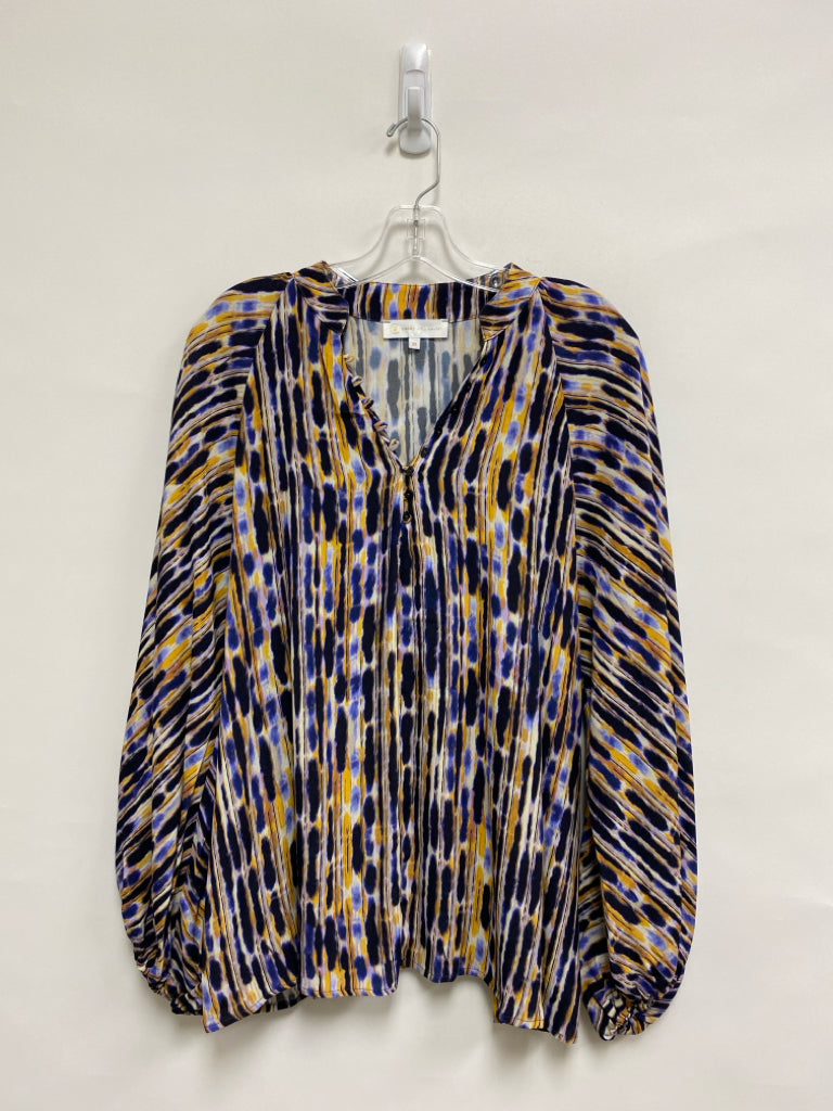 Corey Lynn Calter Size XS Purple Yellow Ladies Top