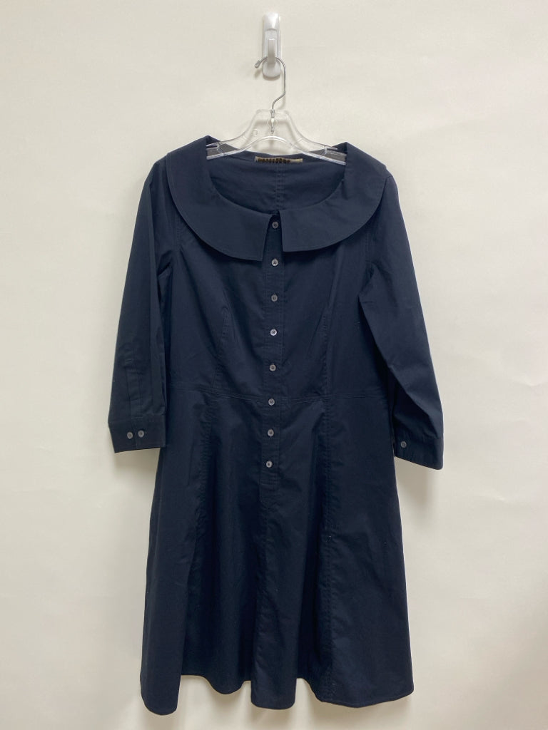 NWT Size 10 Navy Quarter Button Ladies Dress