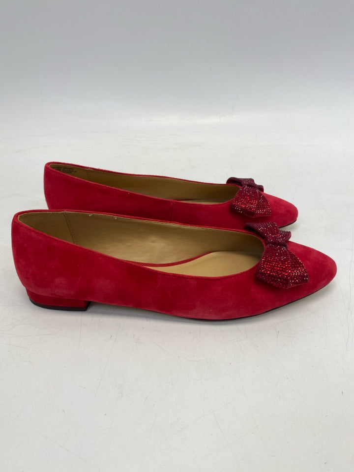 NWOT Talbots US Shoe Size 8 Red Bow(s) Flats