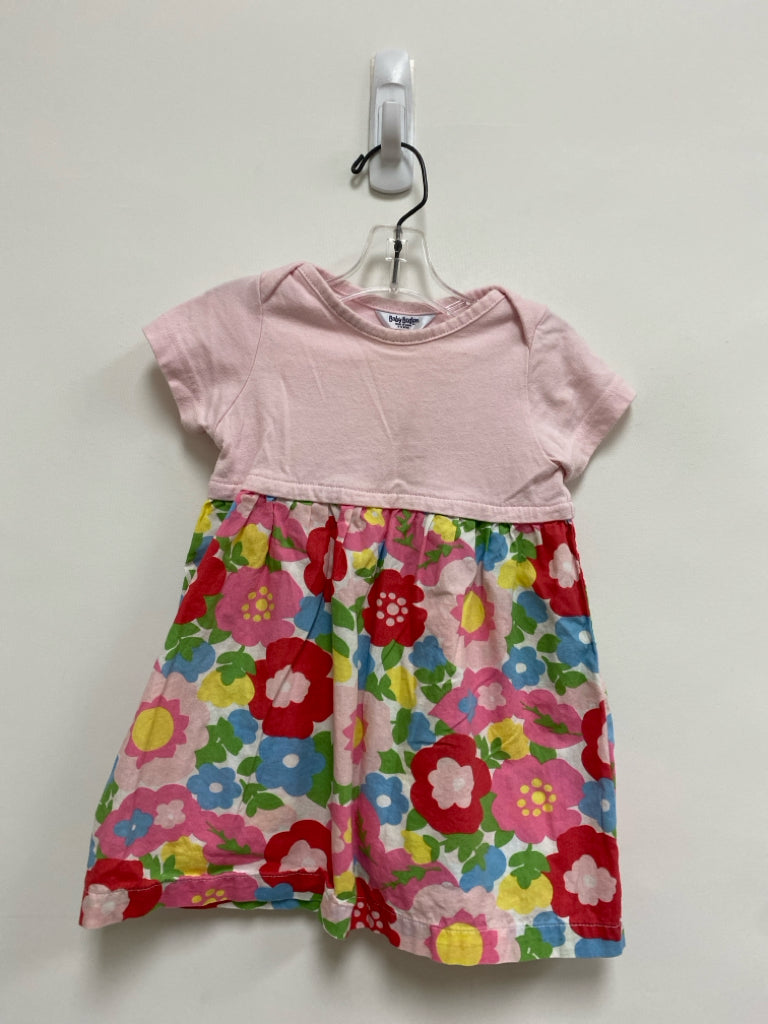 Baby Boden SIZE 6-12M Pale Pink White/Multi Flowers Girl&