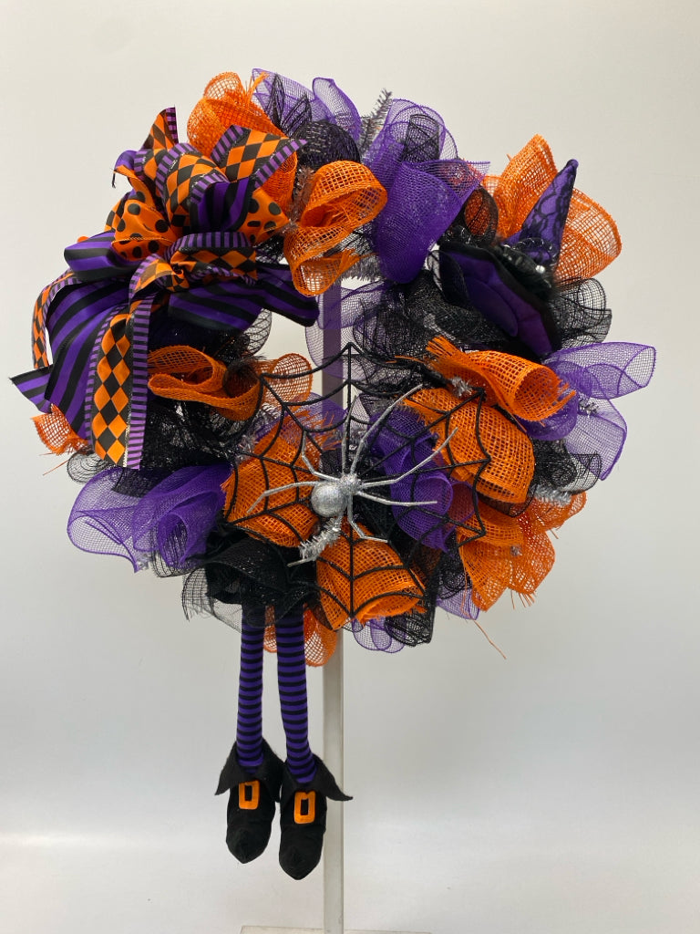 Purple Black/Orange Witch Halloween