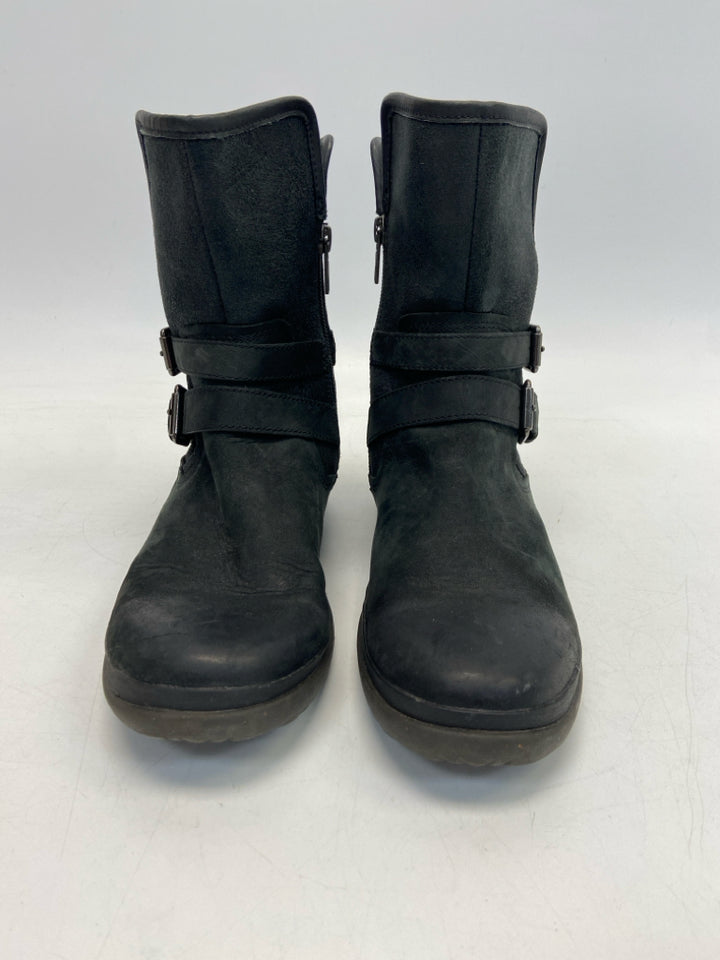 UGG US Shoe Size 7.5 Black Buckle(s) Boots