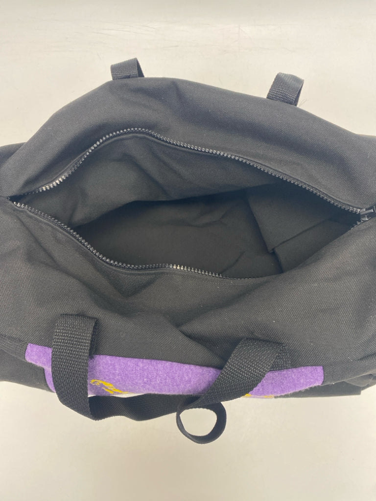 Black Purple/Yellow Duffle Bag