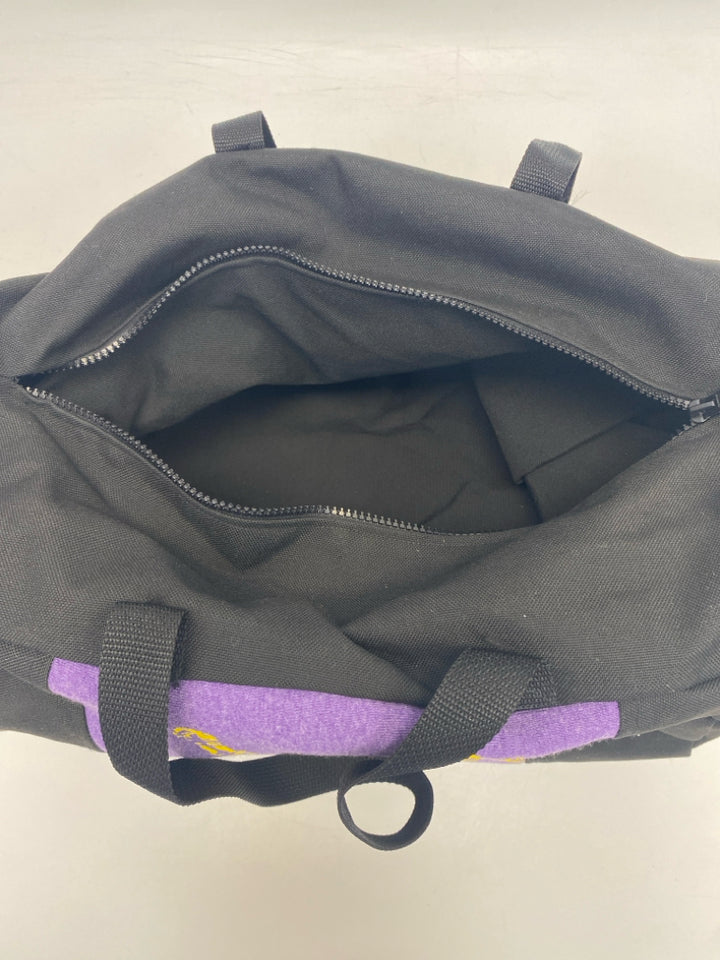 Black Purple/Yellow Duffle Bag