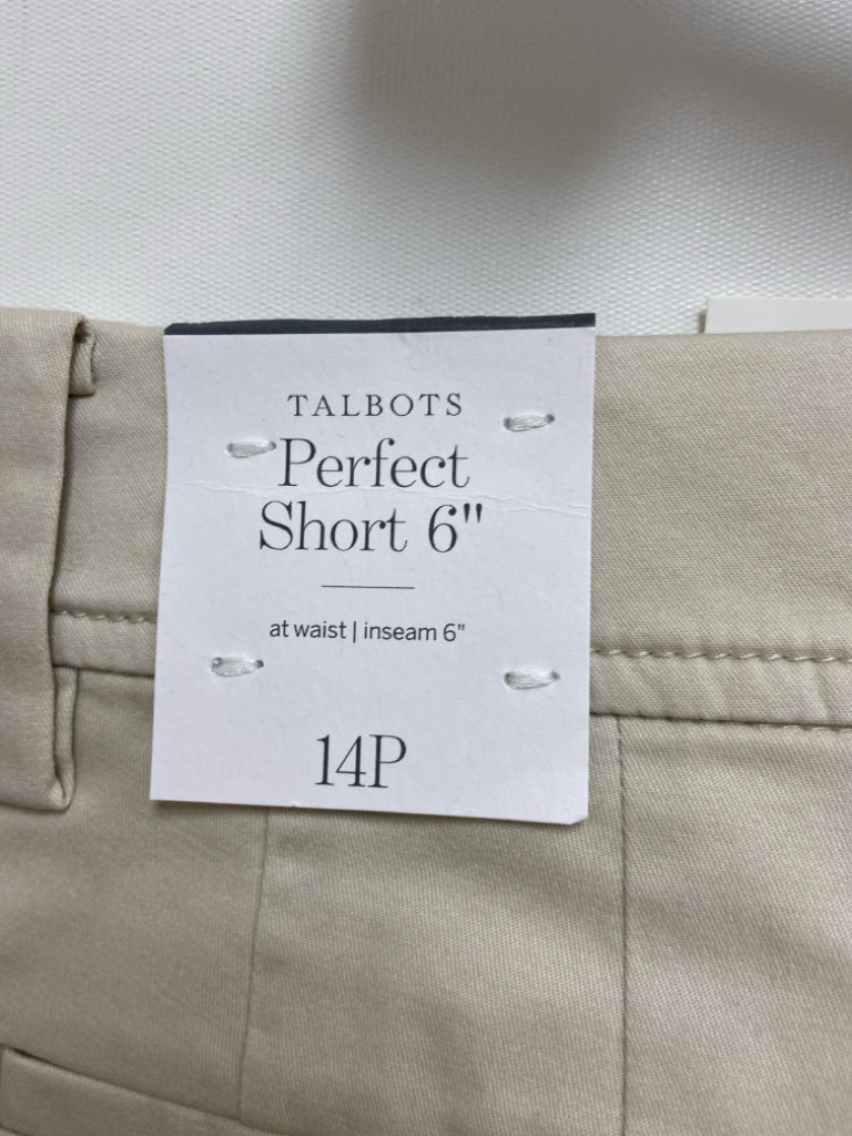NWT Talbots Size 14P Khaki Petite Shorts