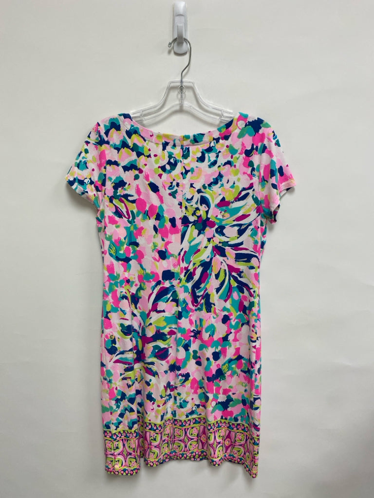 LILLY PULITZER Size S White Pink/Blue Ladies Dress