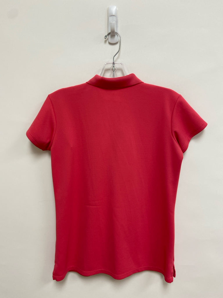 Columbia Size M Coral Polo Ladies Top