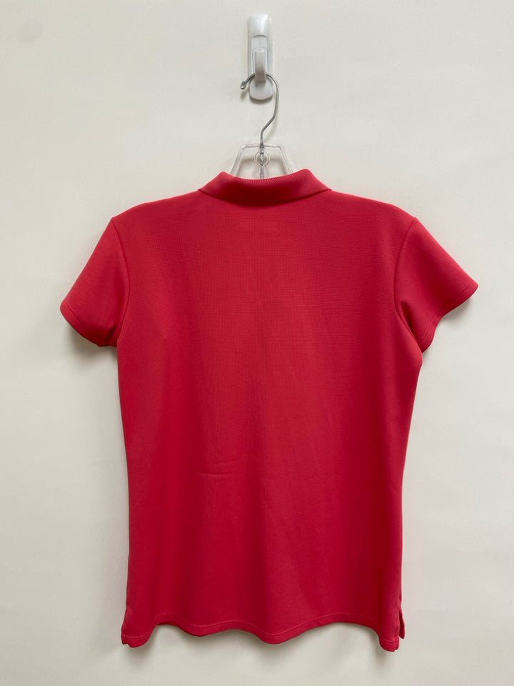 Columbia Size M Coral Polo Ladies Top