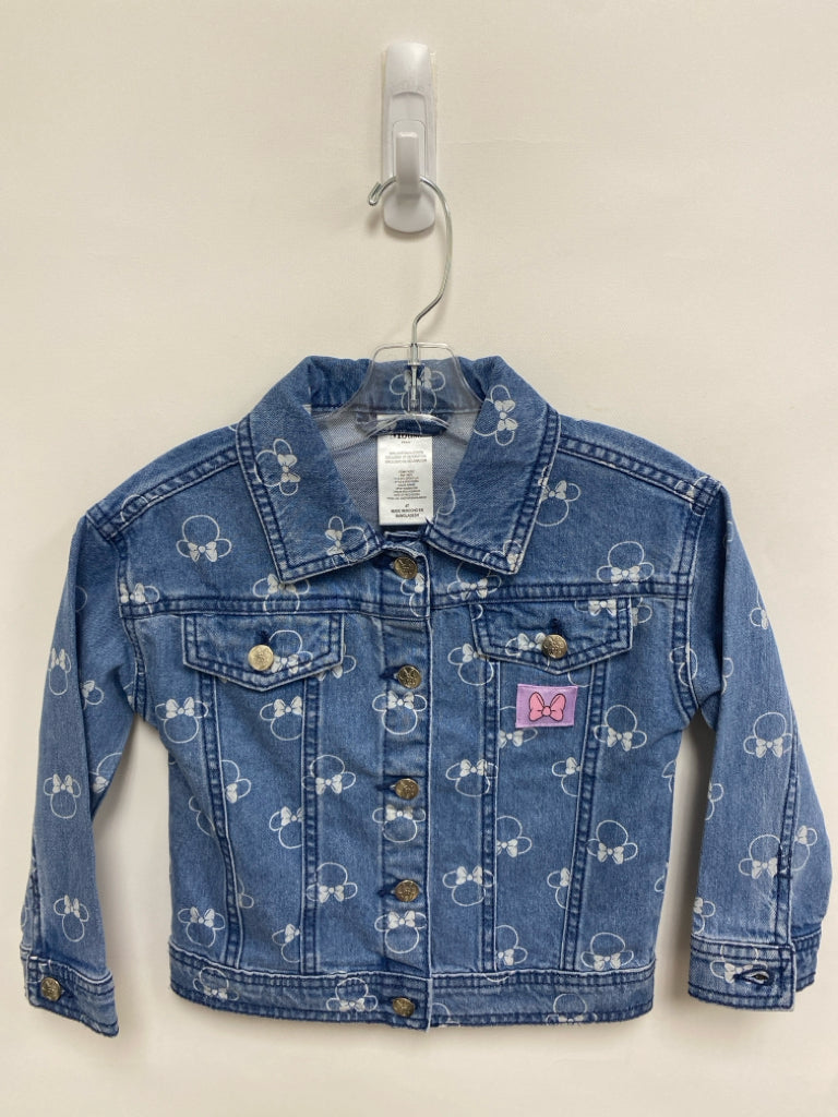 Disney SIZE 4T Blue Minnie Mouse Denim Girl&