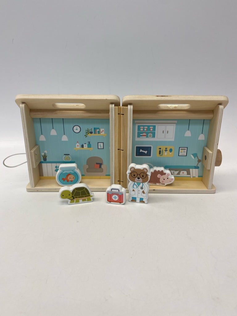 Fisher Price Pale Blue Multi Color Wood Misc. Toy