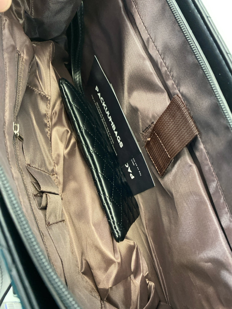 NWT Black Quilted Tote Bag