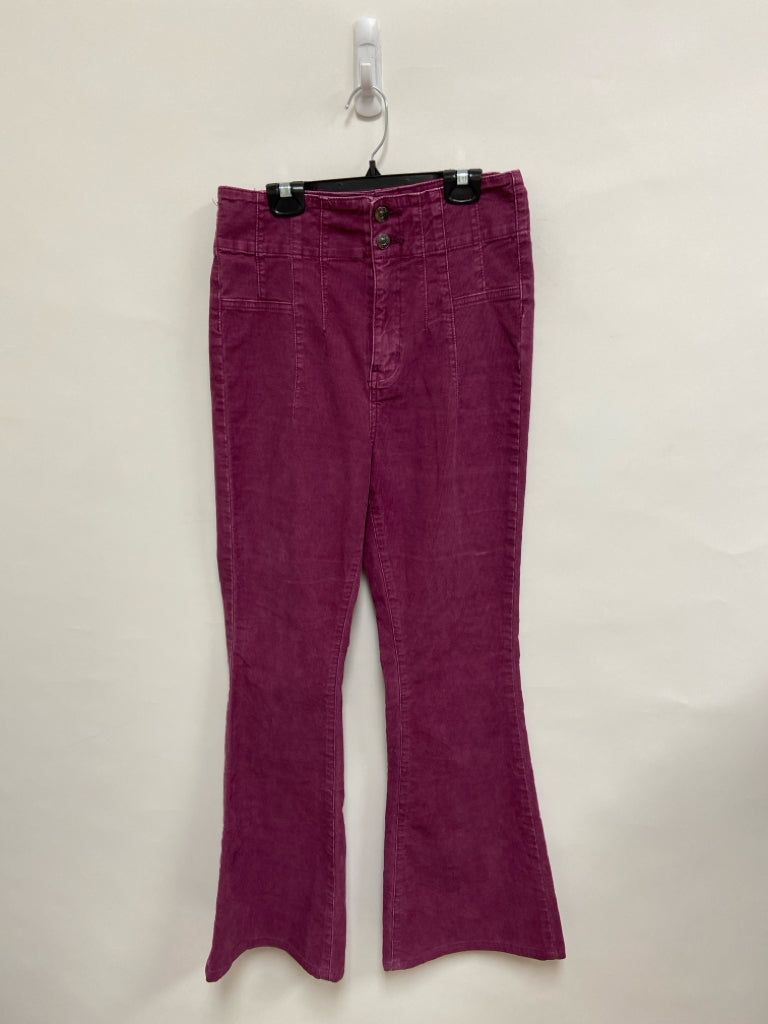 We The Free Size S Purple Flared Corduroy Ladies Pants