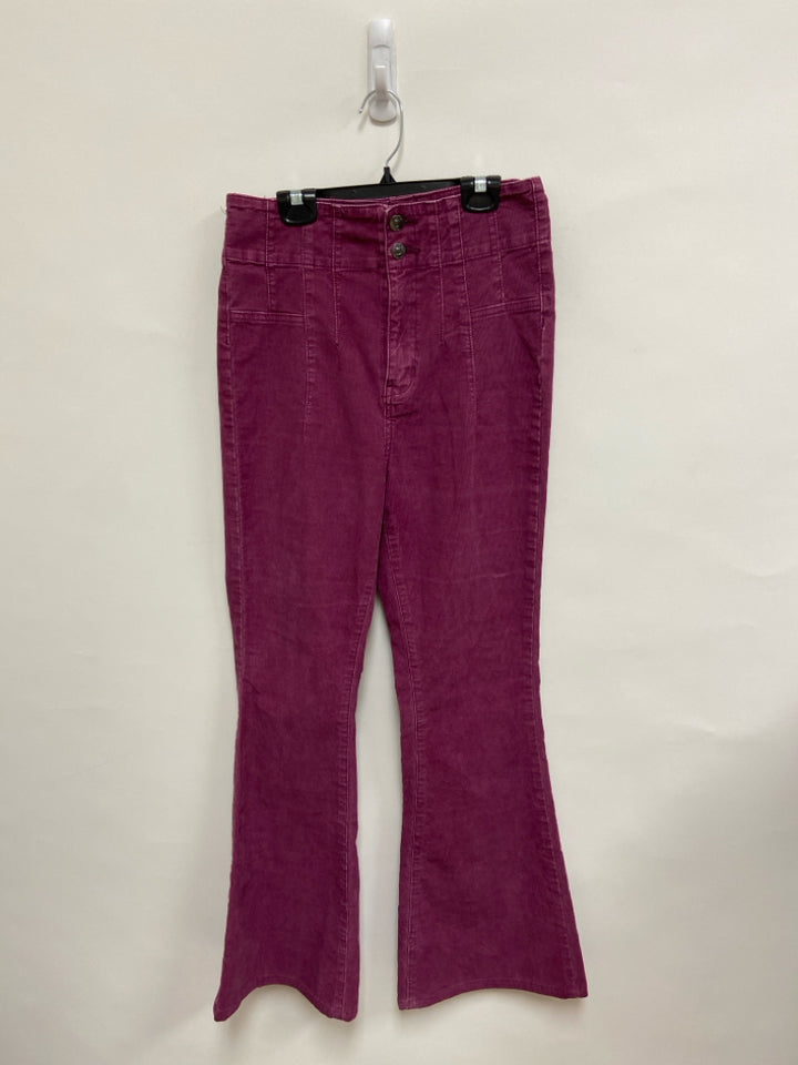 We The Free Size S Purple Flared Corduroy Ladies Pants
