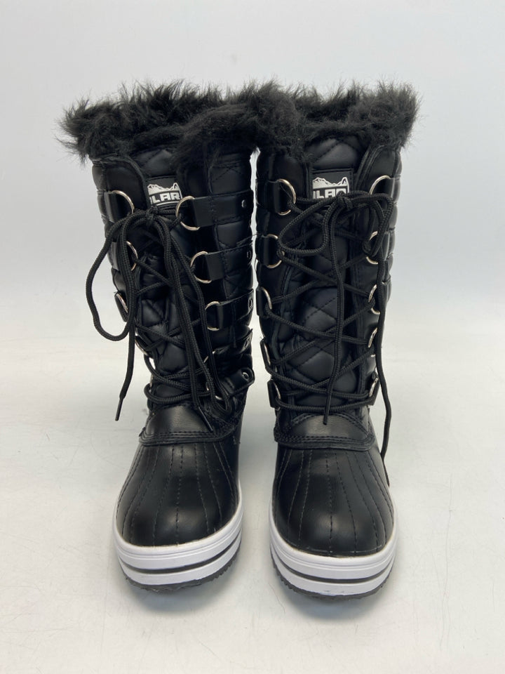 SIZE 5 Black Lace-Up Girl&