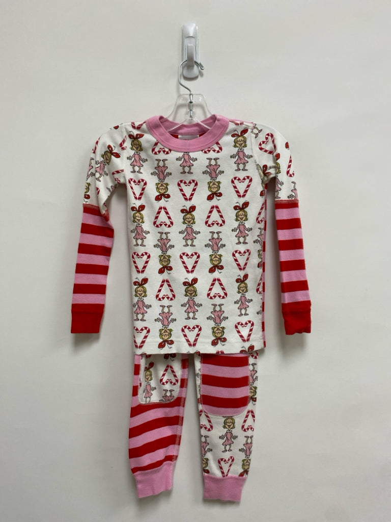hanna Andersson SIZE 5 White/Pink Red Girl&