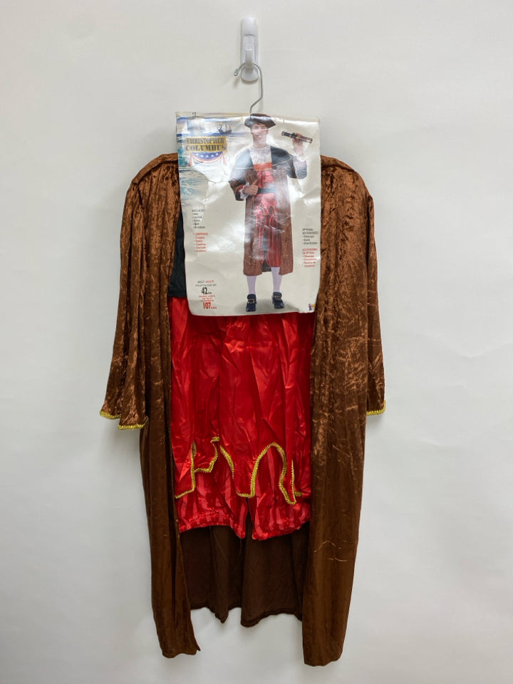 NWT Brown Red/Gold Halloween